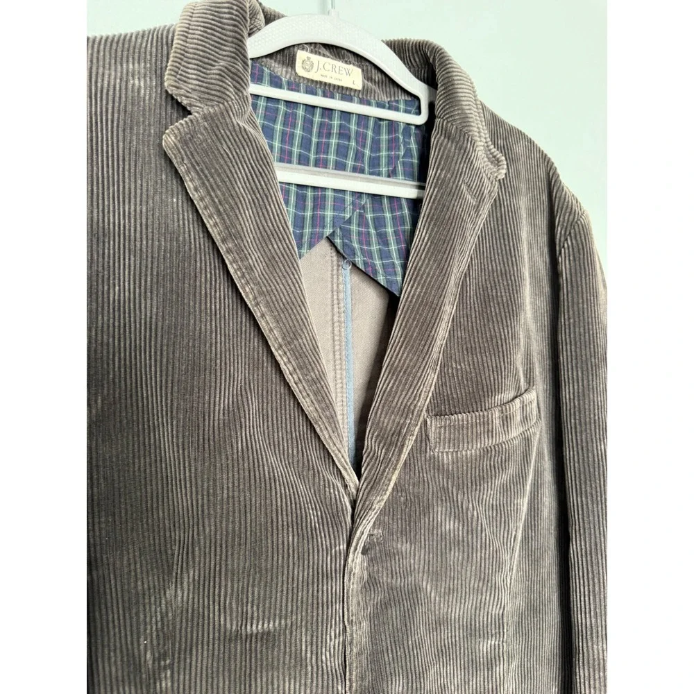 J.crew vintage brown corduroy elbow parches chore‎ coat blazer jacket